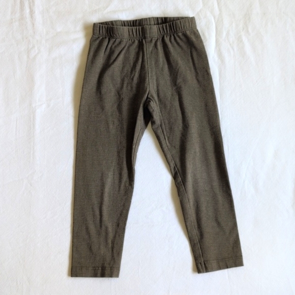DKNY olive green leggings 2T toddler girls - Picture 2 of 5